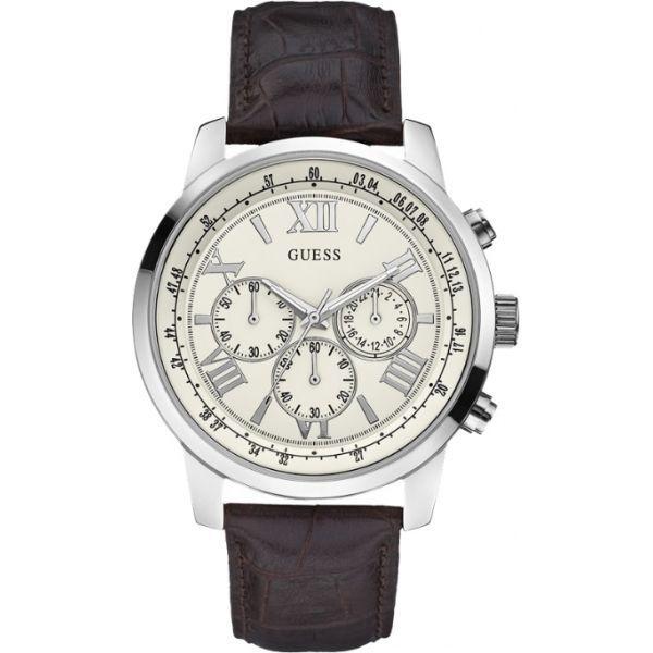 фото Наручные часы мужские guess w0380g2 коричневые