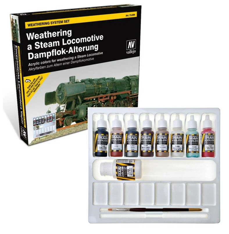 

V-73099 Набор Weathering a Steam Locomotive 9 цв, Разноцветный