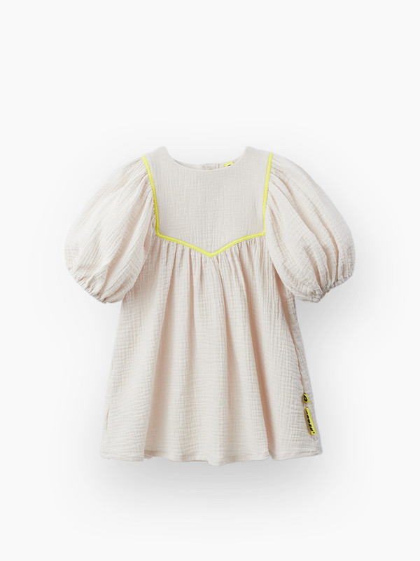 Платье для девочек Happy Baby 88132 цв. бежевый р. 86