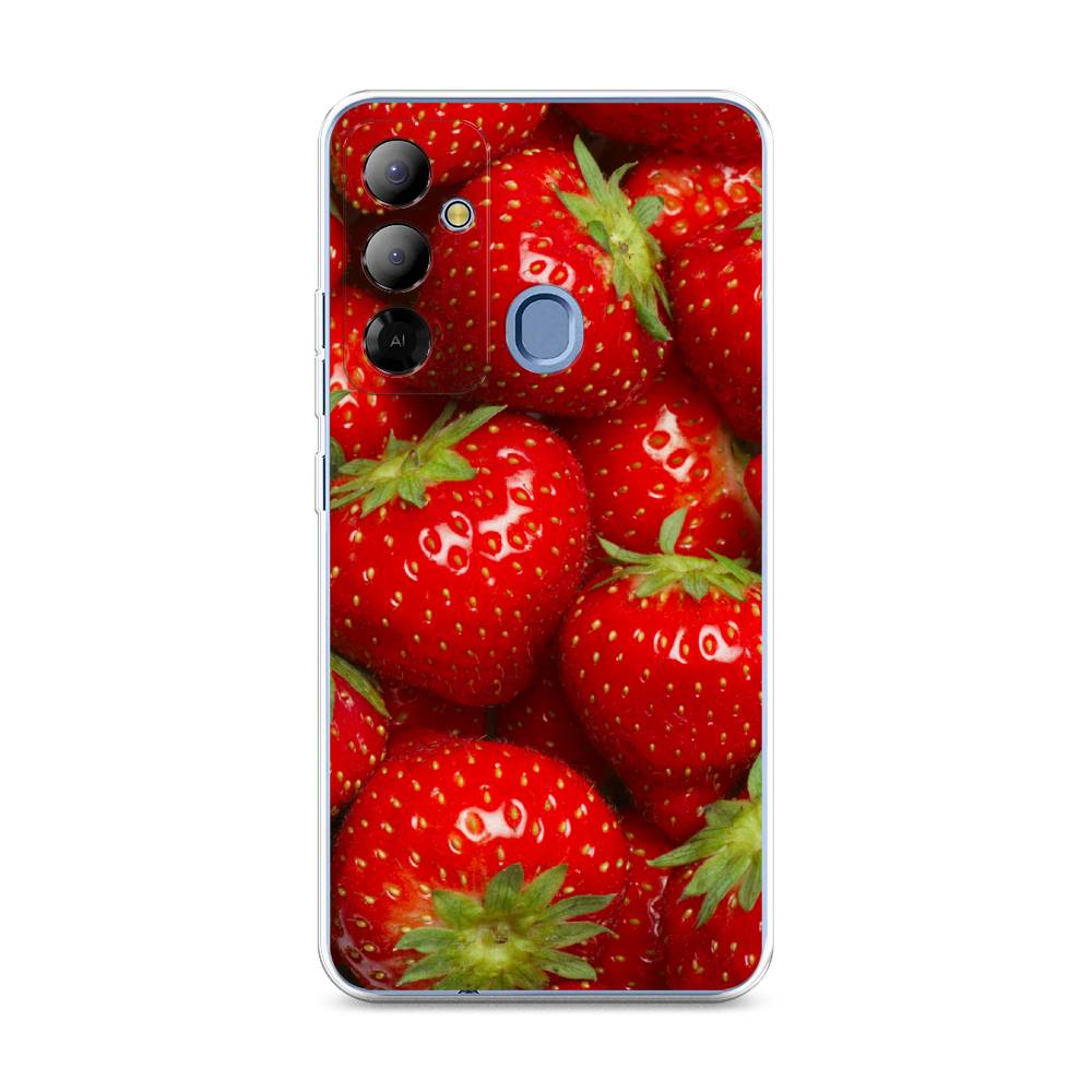 

Чехол Awog на Tecno Pop 6 Go "Клубника", 302950-10