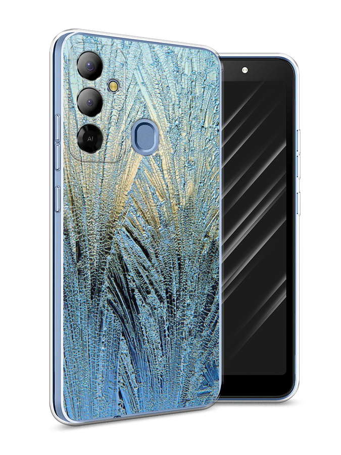 

Чехол Awog на Tecno Pop 6 Go "Лёд", Голубой, 302950-4