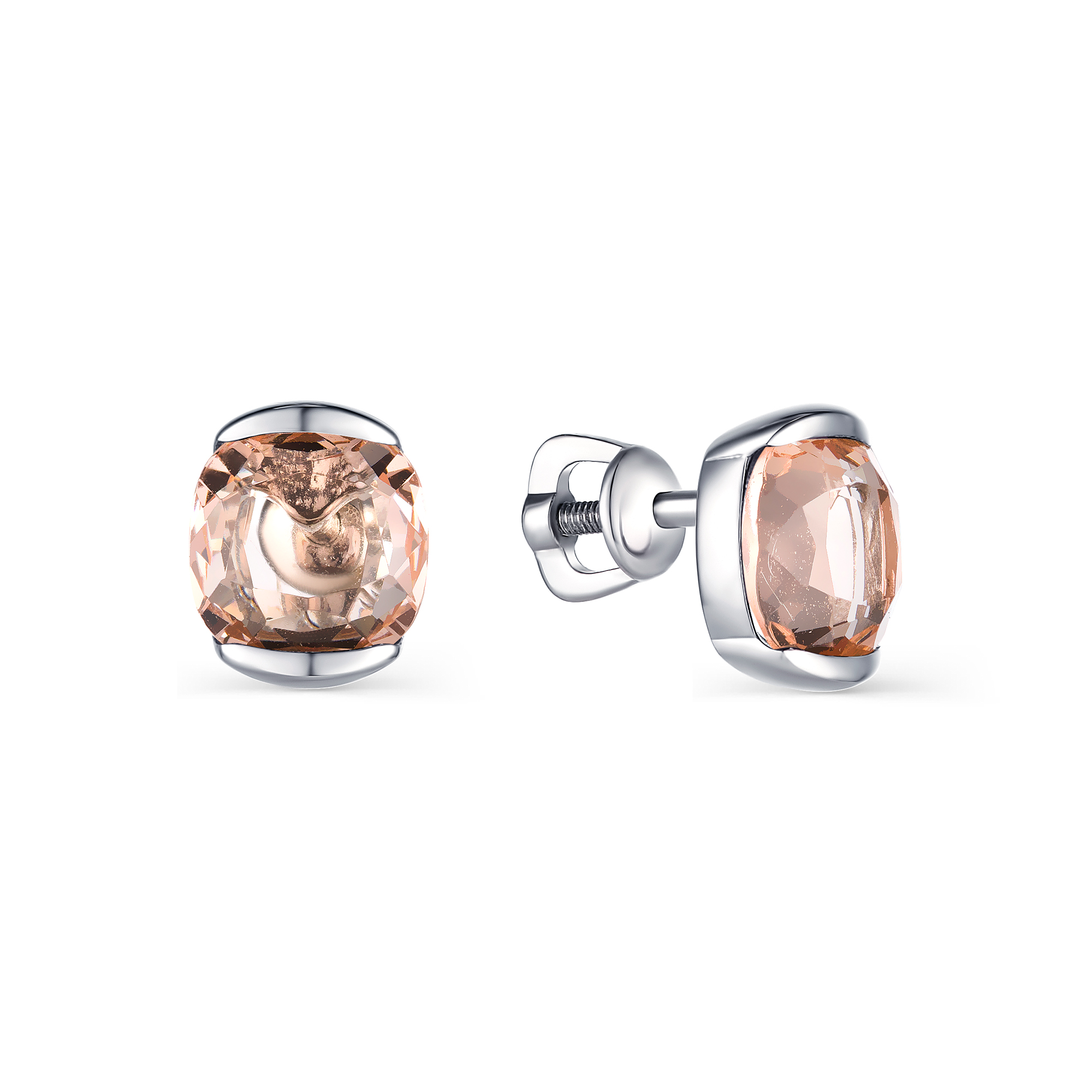 

Серьги из серебра с кристаллом ювелирным 02-1603/0МГК-00 АЛЬКОР, 02-1603/0МГК-00
