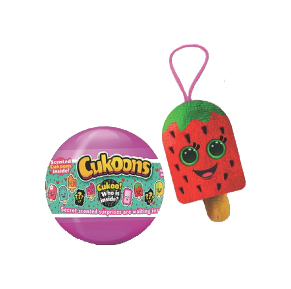 Мягкая игрушка ABtoys Десерты Cukoons в пластиковых шарах 7 см в ассортименте