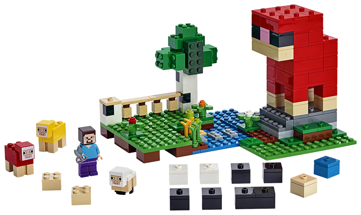 

Конструктор LEGO Minecraft Шерстяная ферма