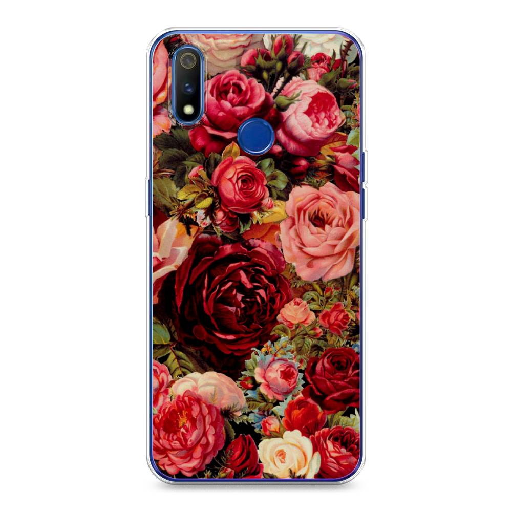 

Чехол Awog "Розы винтажные" для Realme 3 Pro, 251250-8