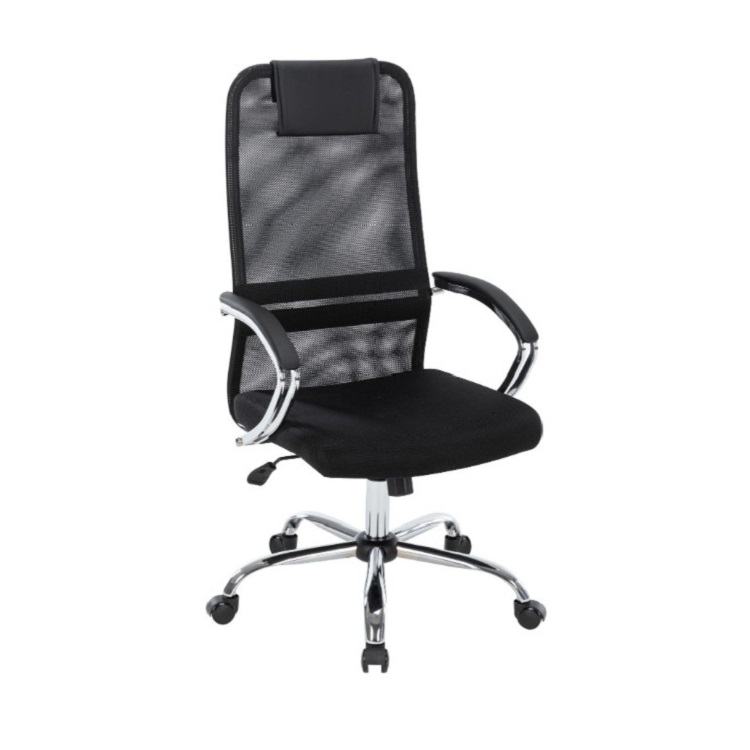 

Кресло компьютерное Chairman CH612 Chrome Black 7145933, Черный