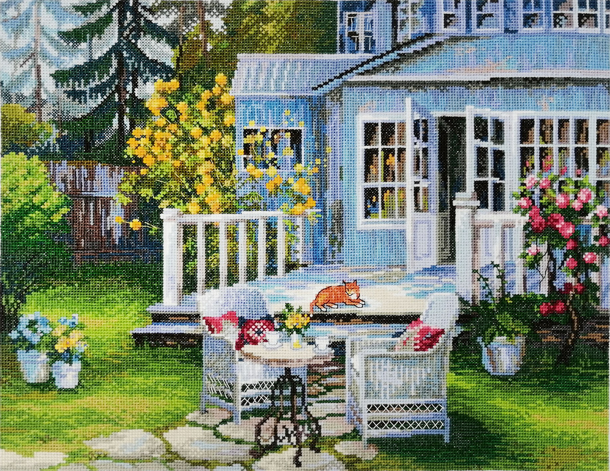 

Вышивка крестом Марья Искусница Дачное настроение, 35x27 см, Дачное настроение