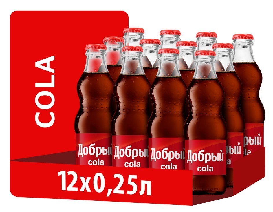 

Напиток газированный Добрый Кола 0,25 л 12 шт.