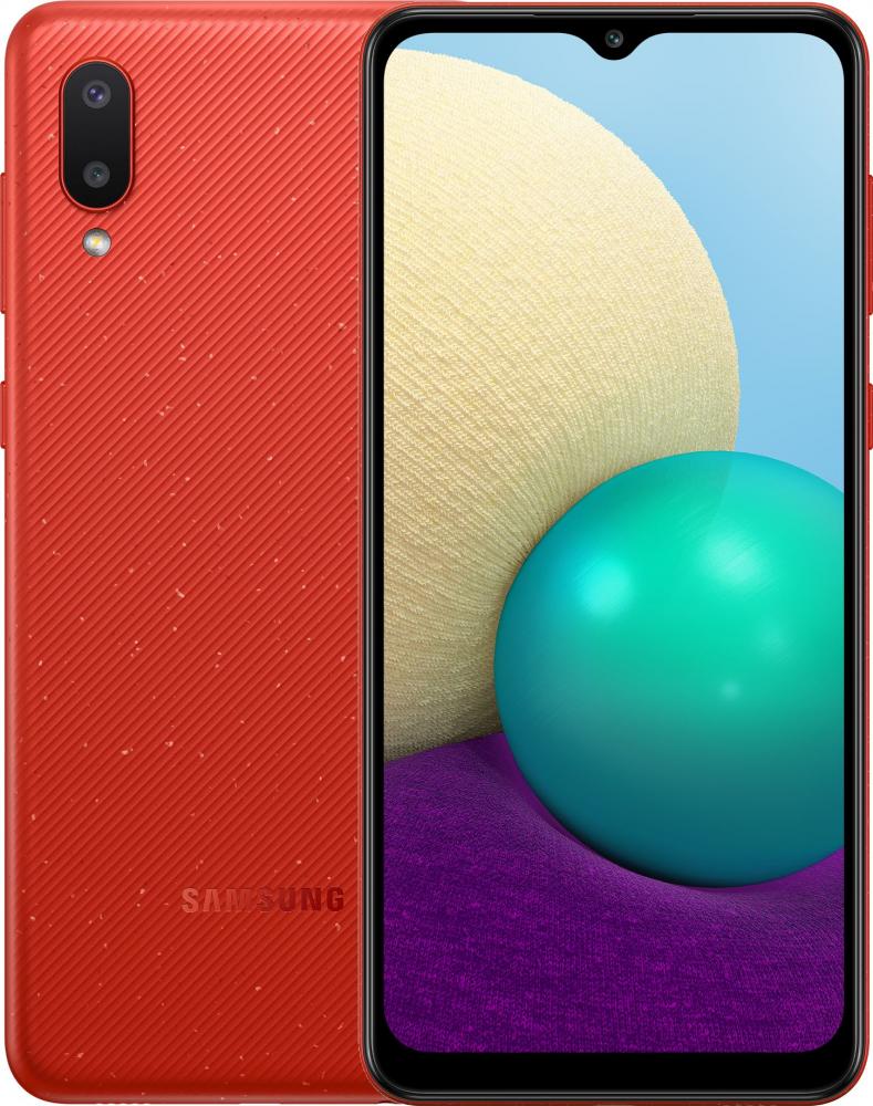 

Смартфон Samsung Galaxy A02 32Gb, SM-A022, красный