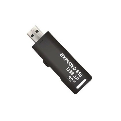 

Флешка Exployd 610, 32 Гб, USB3.0, черная
