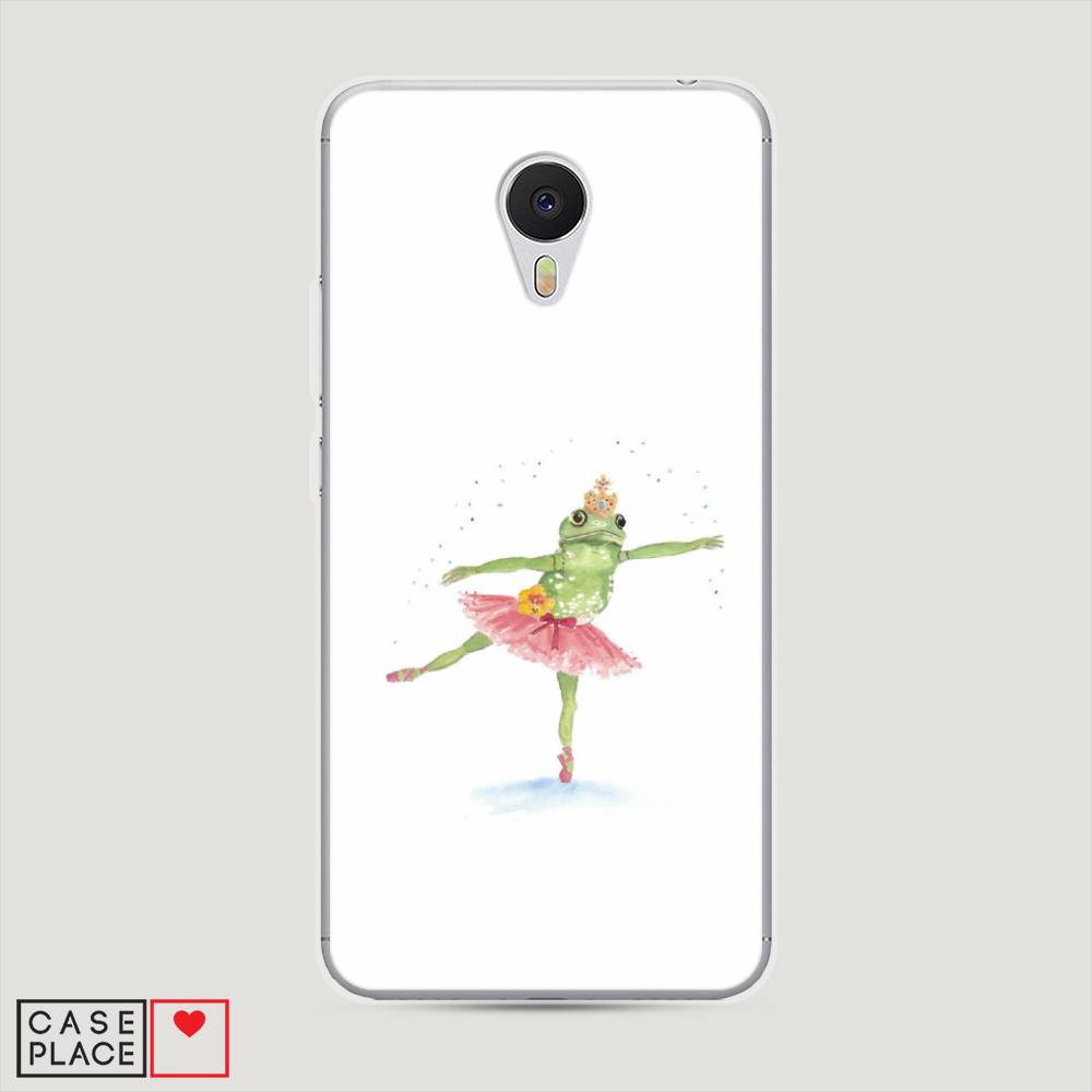 

Чехол на Meizu M3 "Лягушка-балерина", Зеленый, 70350-4