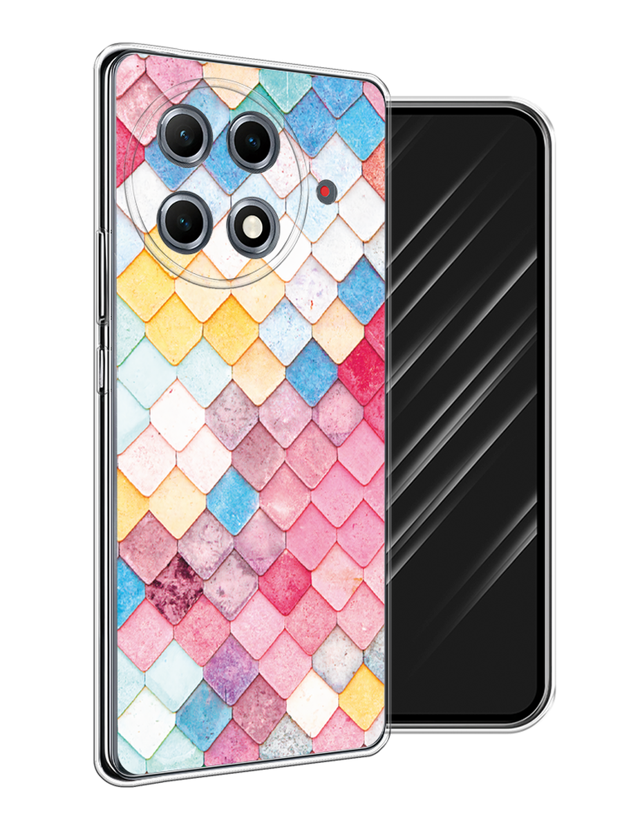 

Чехол Awog на Tecno Camon 30S Pro "Нежные ромбики", Красный, 309550-1