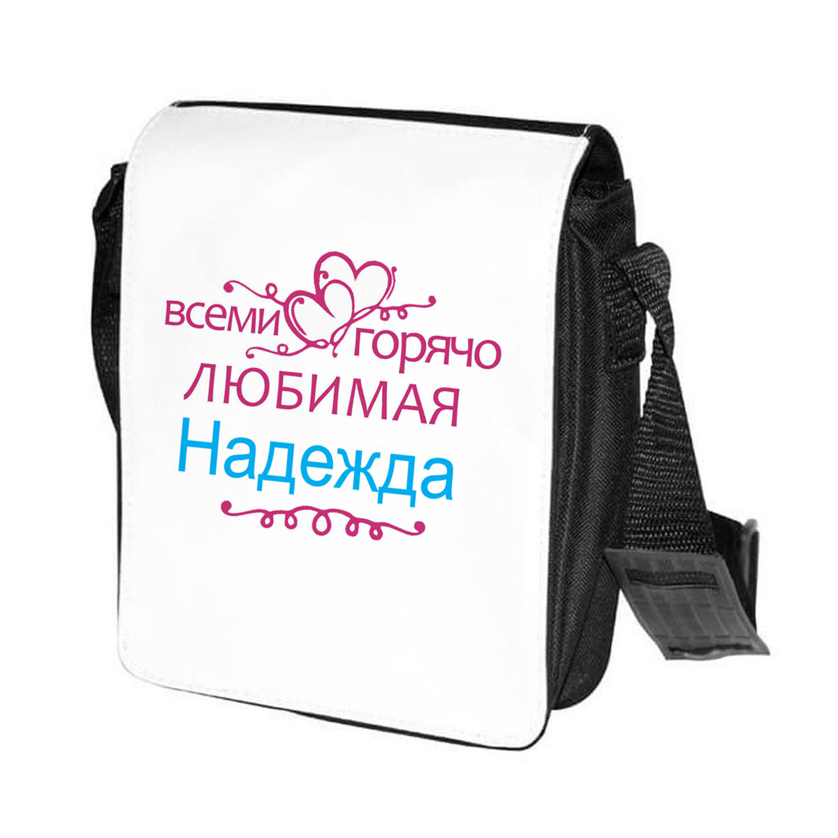 

Сумка женская CoolPodarok CN041965 черно-белый, Черный;белый, CN041965