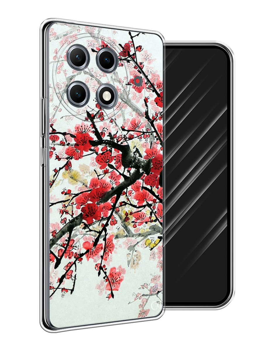 

Чехол Awog на Tecno Camon 30S Pro "Сакура", Розовый;черный, 309550-1