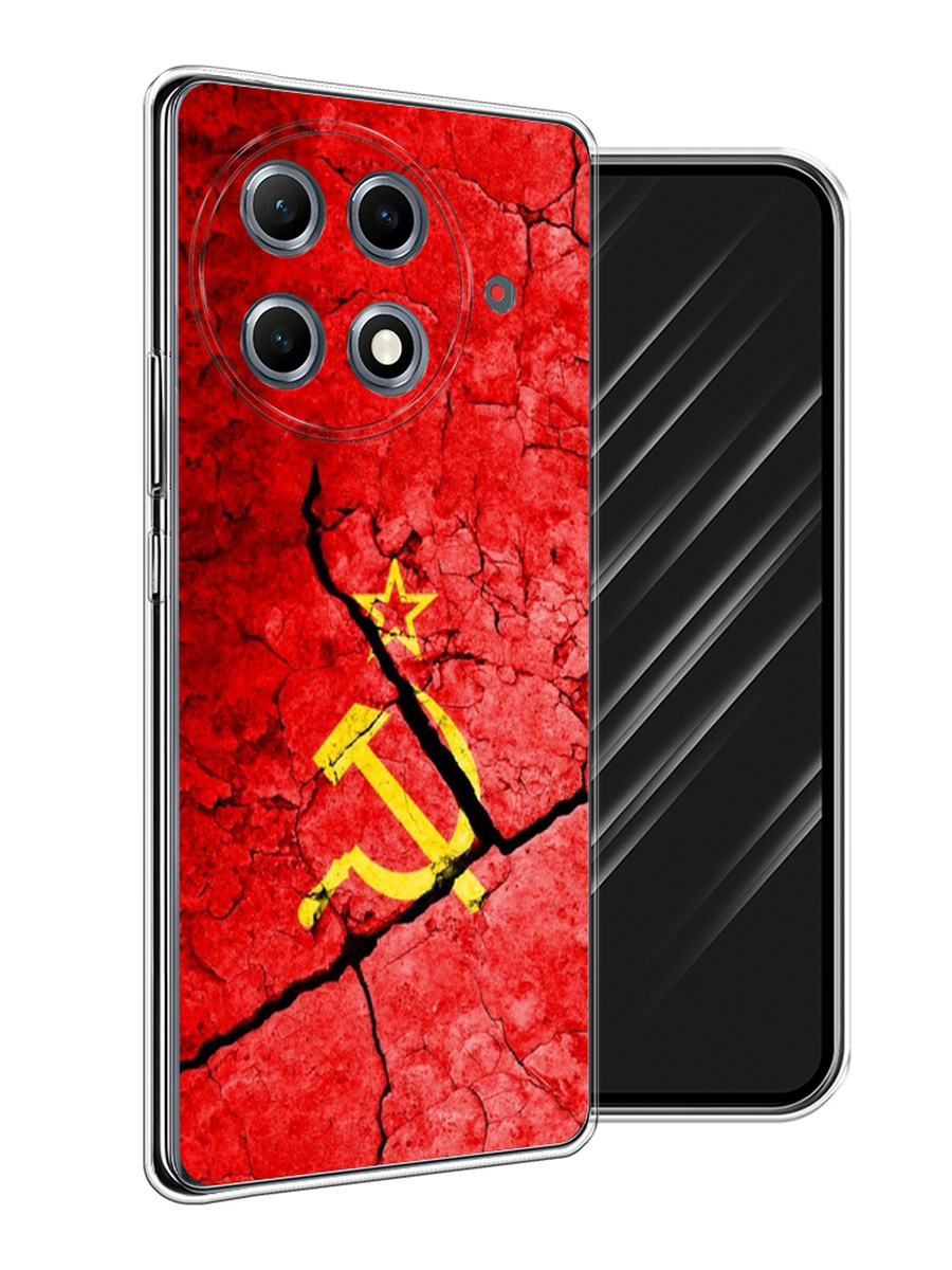 

Чехол Awog на Tecno Camon 30S Pro "СССР", Красный;черный;желтый, 309550-1