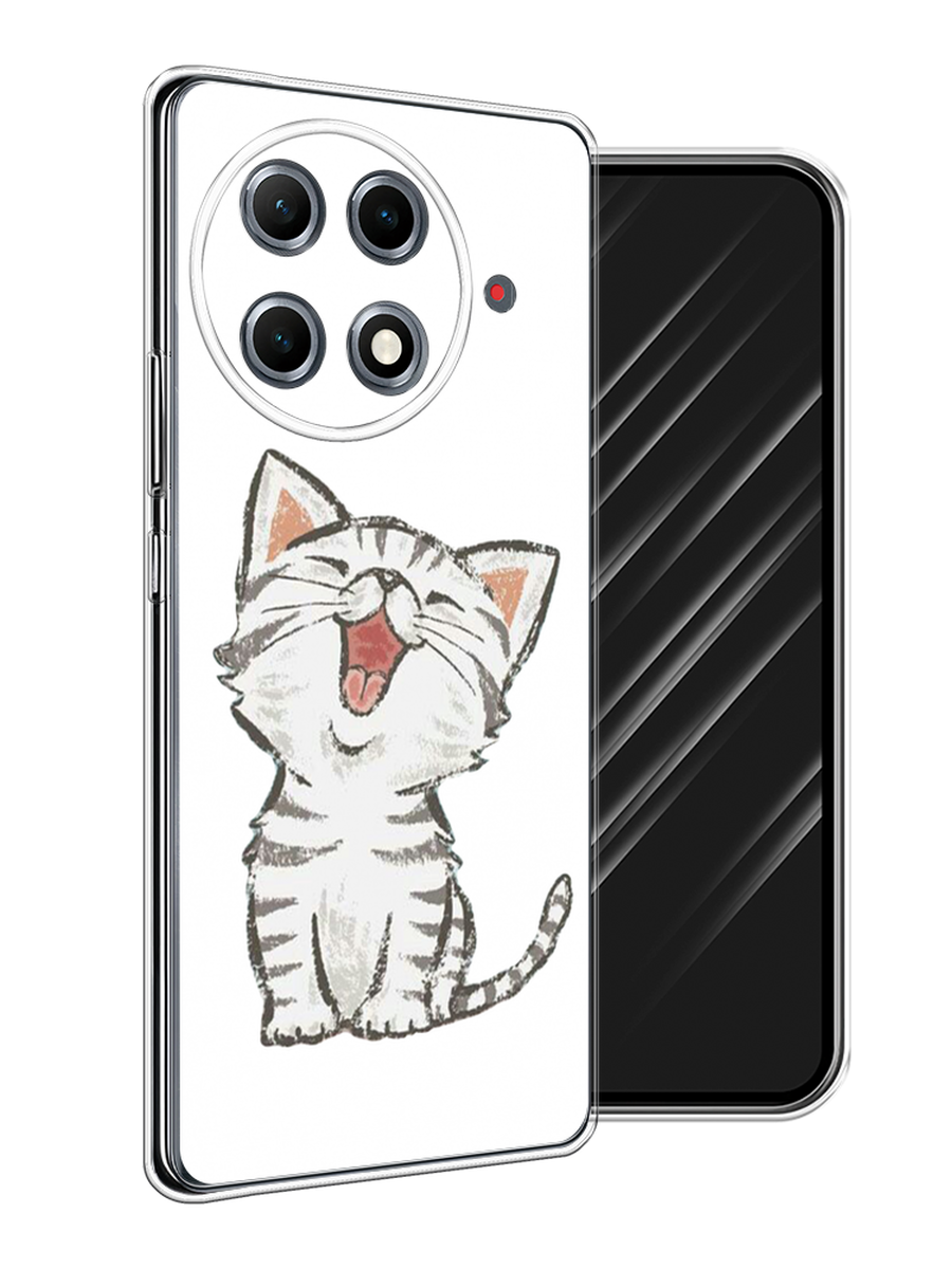

Чехол Awog на Tecno Camon 30S Pro "Котенок рисованный", Серый;белый, 309550-1