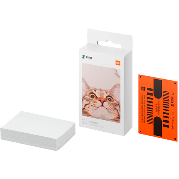 фото Бумага для карманного фотопринтера 50 л xiaomi mijia pocket print stick photo paper