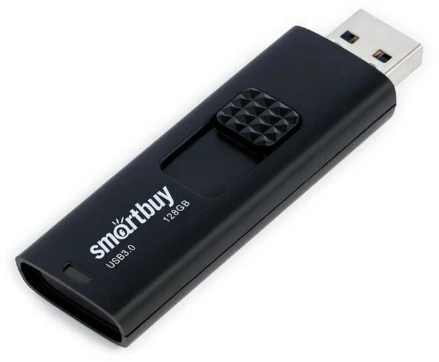 

Флешка SmartBuy Fashion Black, 128 ГБ черный