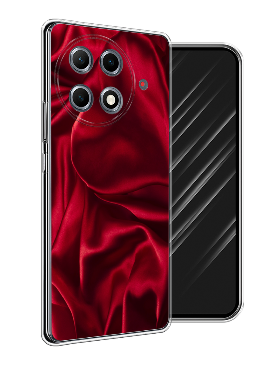 

Чехол Awog на Tecno Camon 30S Pro "Текстура красный шелк", 309550-1