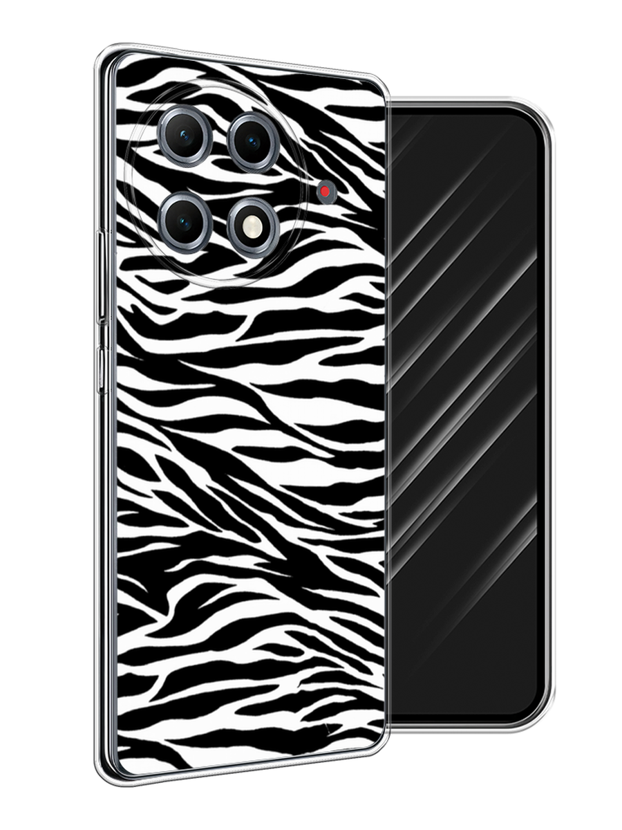 

Чехол Awog на Tecno Camon 30S Pro "Принт зебра", Белый;серый;черный, 309550-1