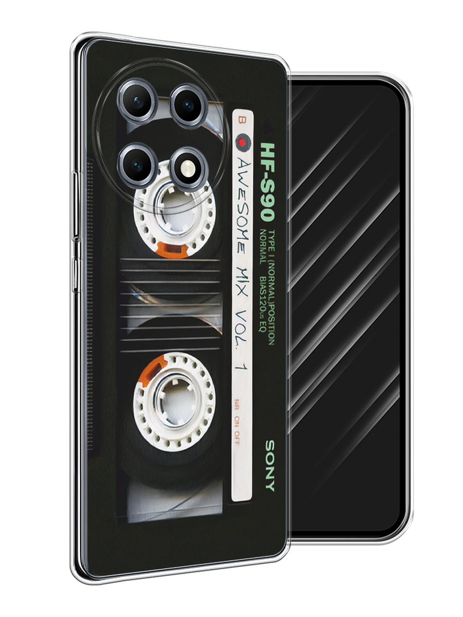 

Чехол Awog на Tecno Camon 30S Pro "Кассета", Черный, 309550-1