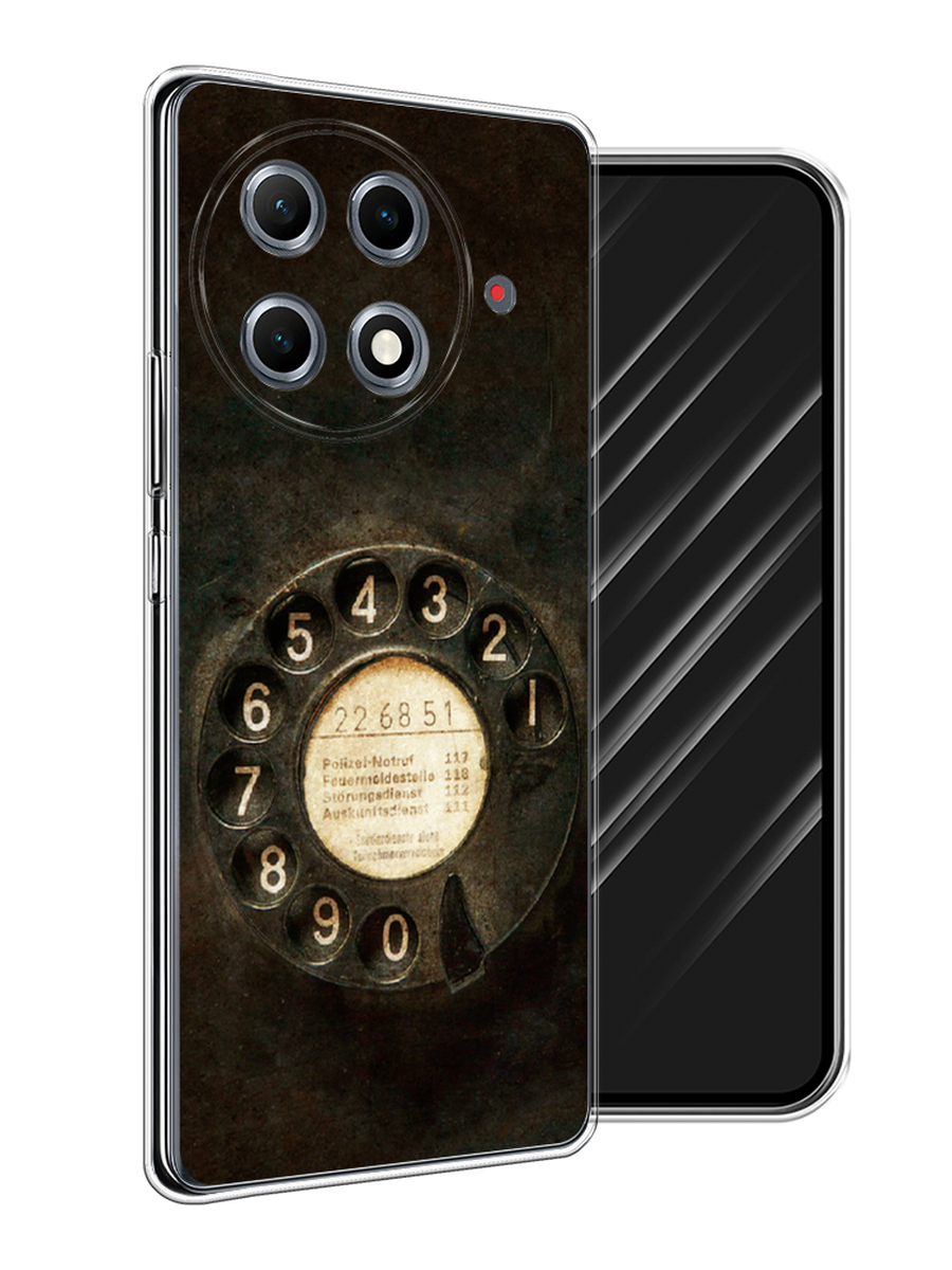 

Чехол Awog на Tecno Camon 30S Pro "Старинный телефон", Коричневый;бежевый;черный, 309550-1