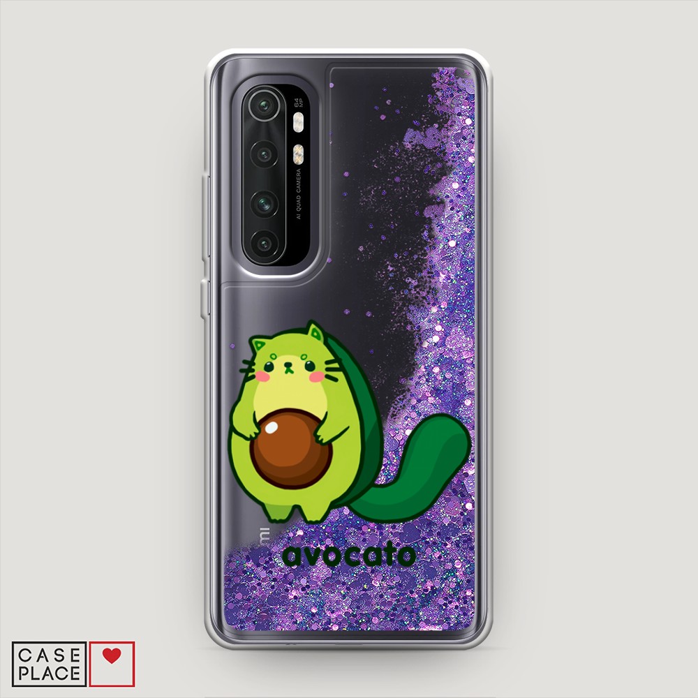 

Жидкий чехол с блестками "Avocato" на Xiaomi Mi Note 10 lite, 38492-1