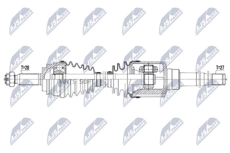 

Полуось Передняя Правая Caliber 2007-2008 Compass/Patriot 2007-2017 2.4L Awd Automatic Cvt