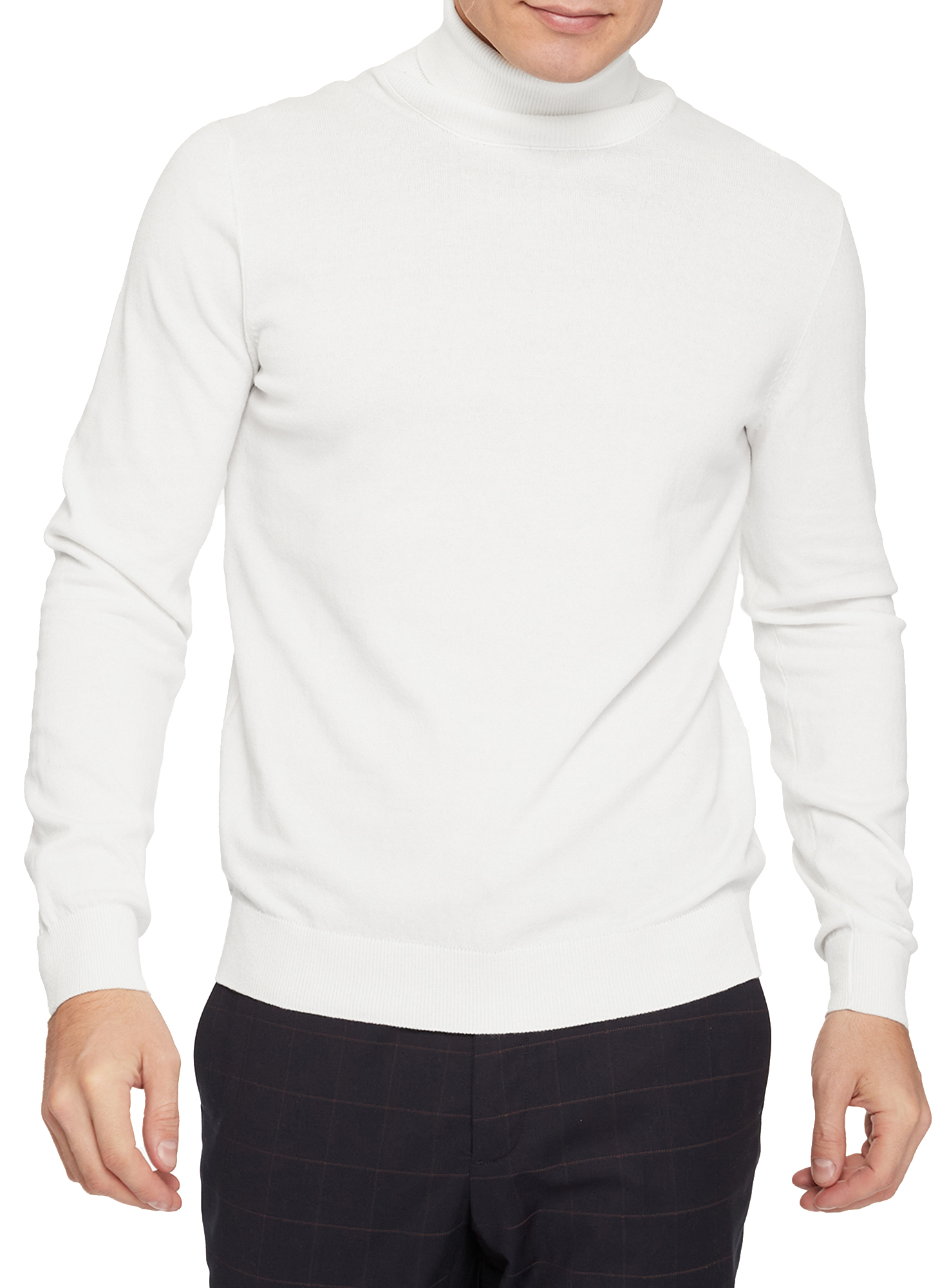 

Водолазка мужская oodji 4B312003M белая 2XL, 4B312003M