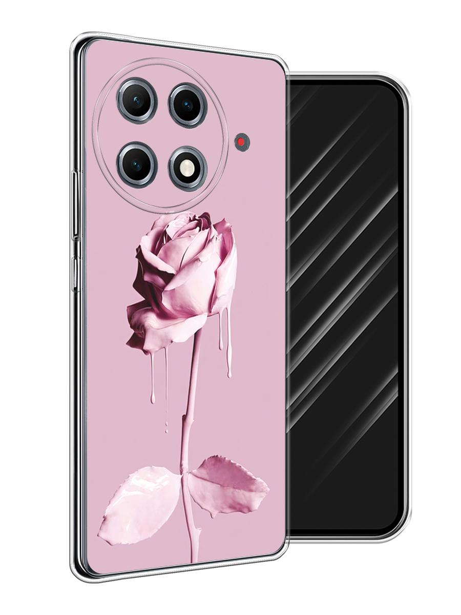 

Чехол Awog на Tecno Camon 30S Pro "Роза в краске", Белый;розовый, 309550-1