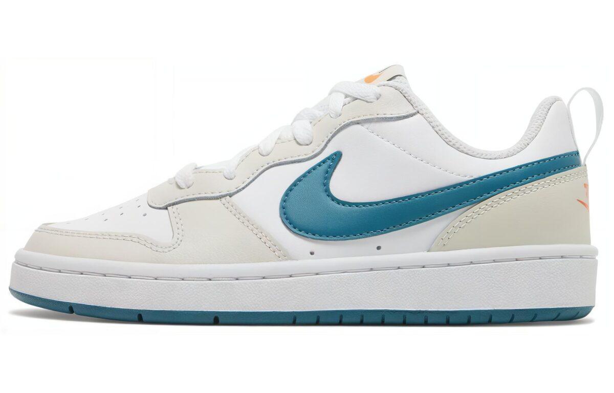 

Кеды унисекс Nike Court Borough GS белые 38.5 EU, Белый, Court Borough GS