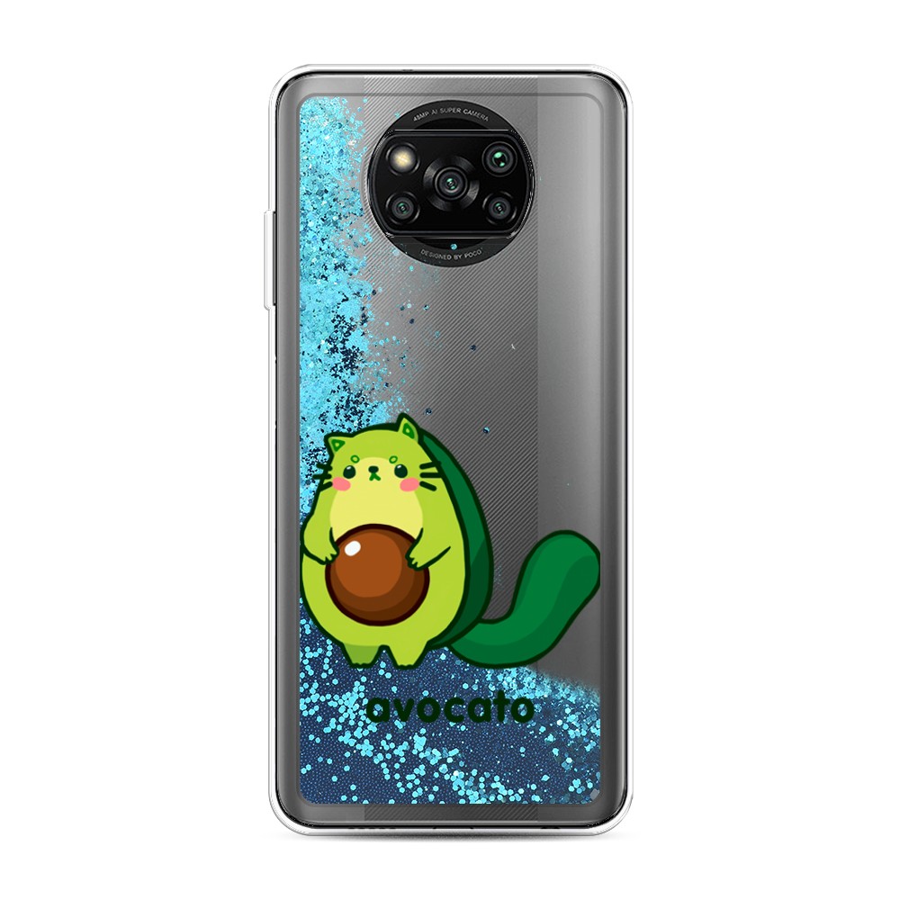 

Жидкий чехол с блестками "Avocato" на Xiaomi Poco X3 Pro, 310693-1