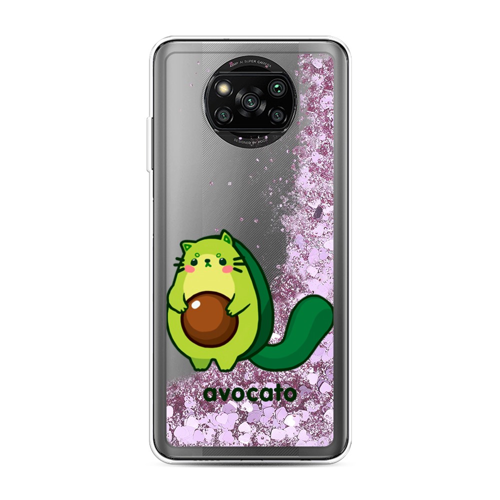 

Жидкий чехол с блестками "Avocato" на Xiaomi Poco X3 Pro, 310694-1