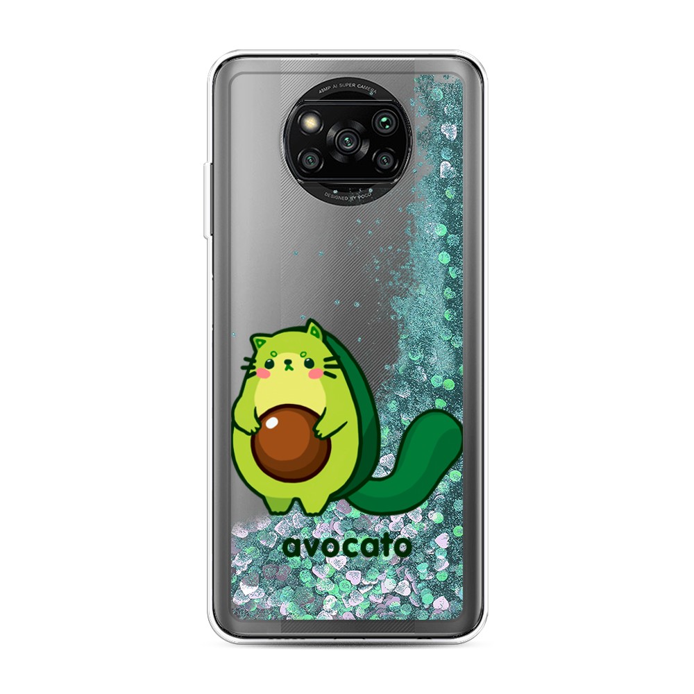 

Жидкий чехол с блестками "Avocato" на Xiaomi Poco X3 Pro, 310695-1