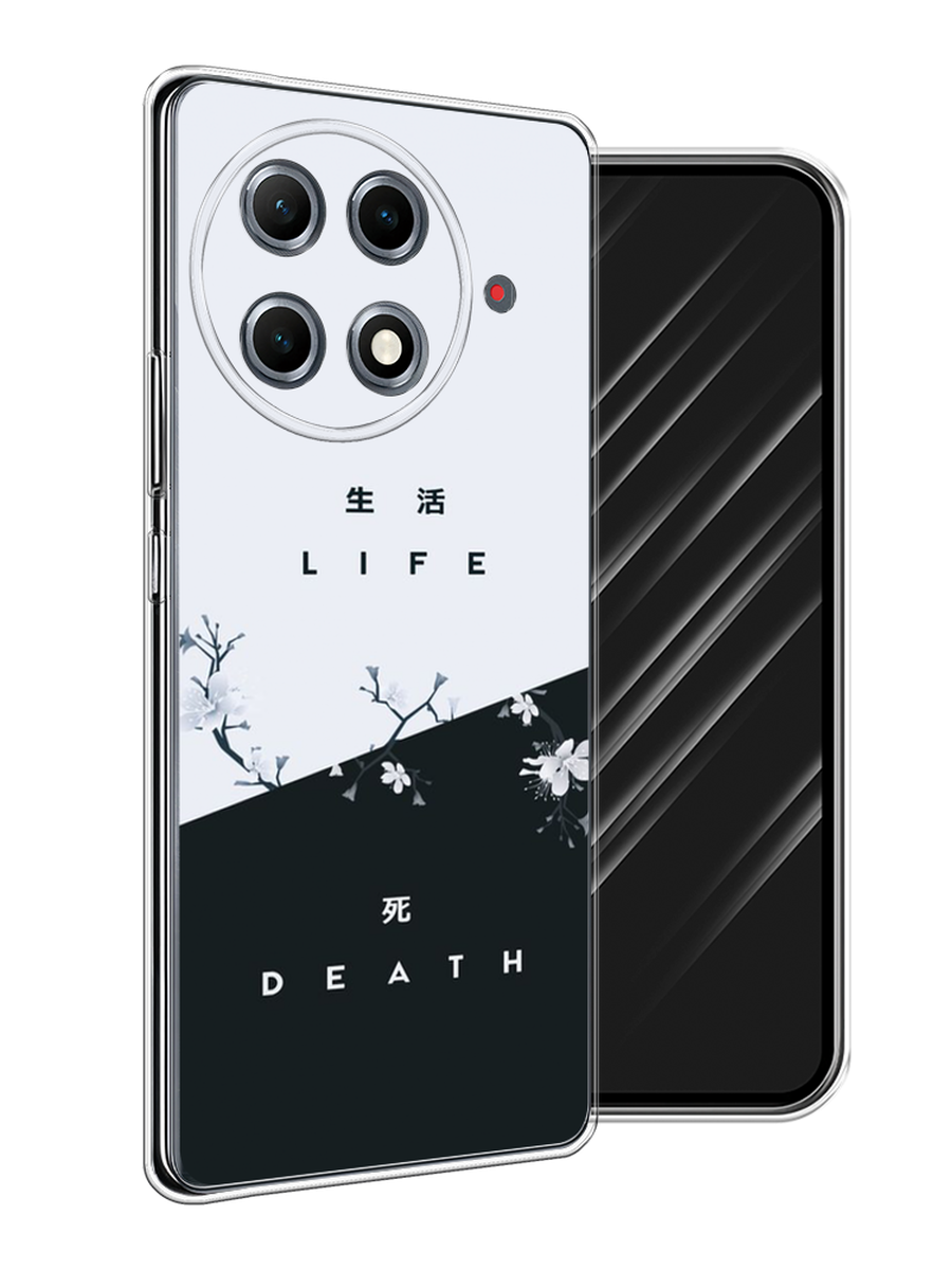 

Чехол Awog на Tecno Camon 30S Pro "Life and death", Черный;серый, 309550-1