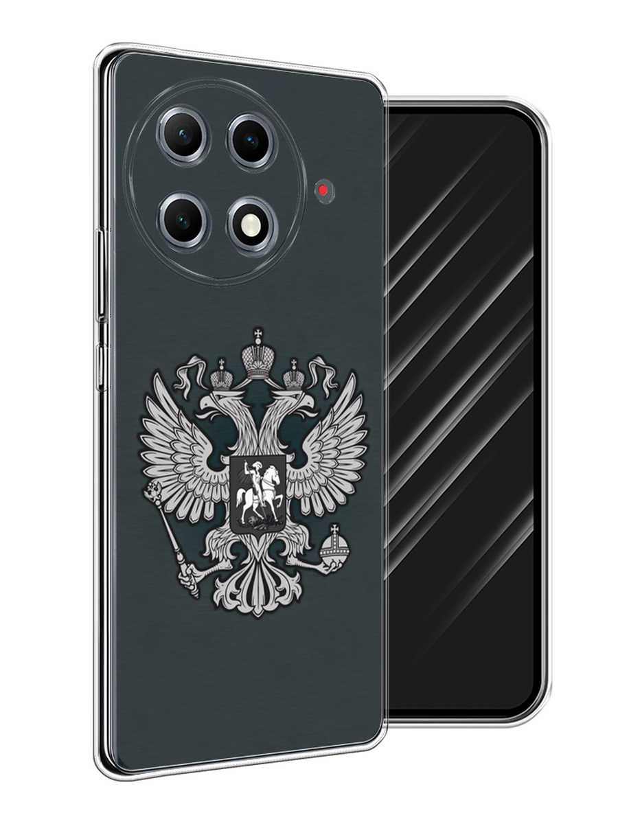 

Чехол Awog на Tecno Camon 30S Pro "Герб России серый", 309550-1