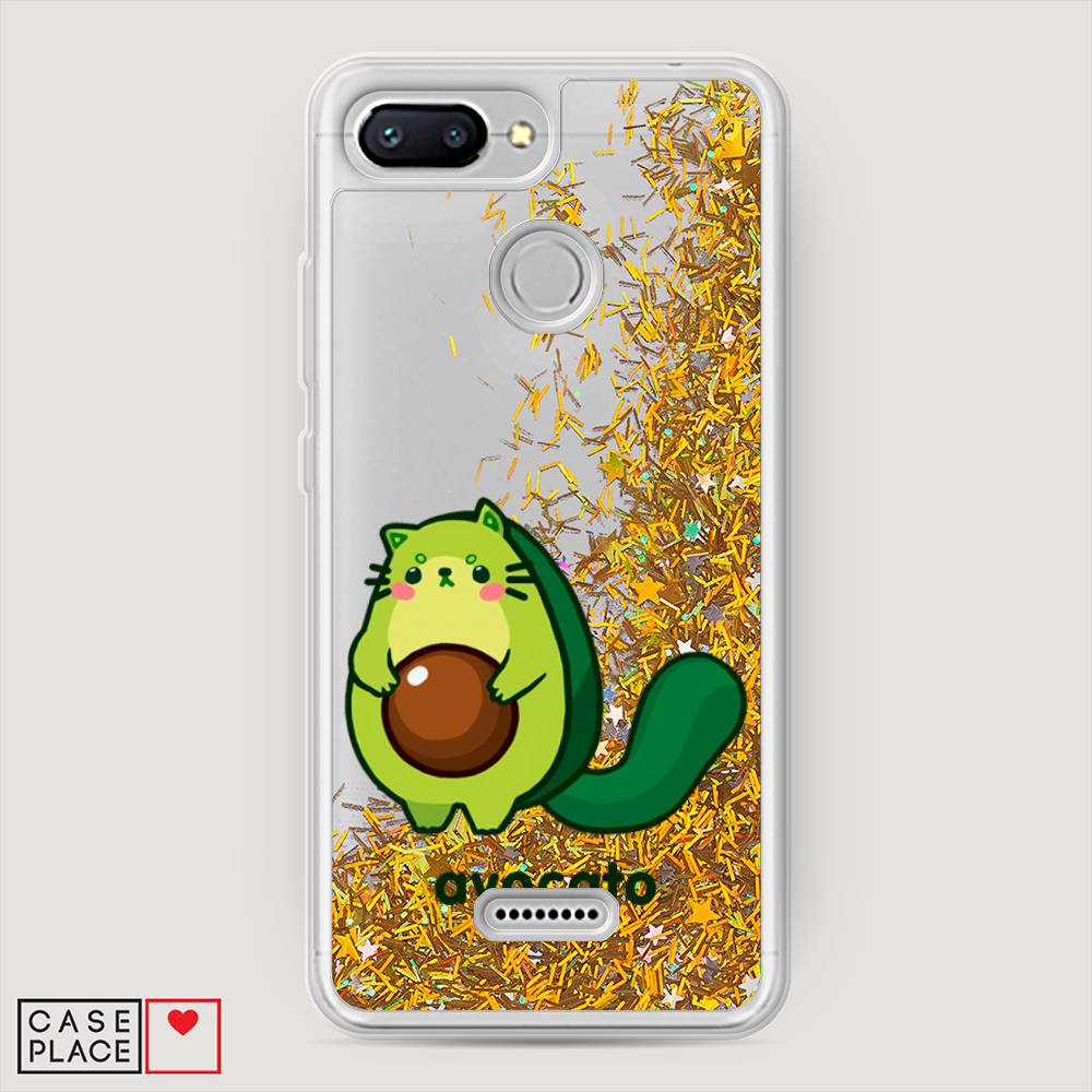 

Жидкий чехол с блестками "Avocato" на Xiaomi Redmi 6, 33890-1