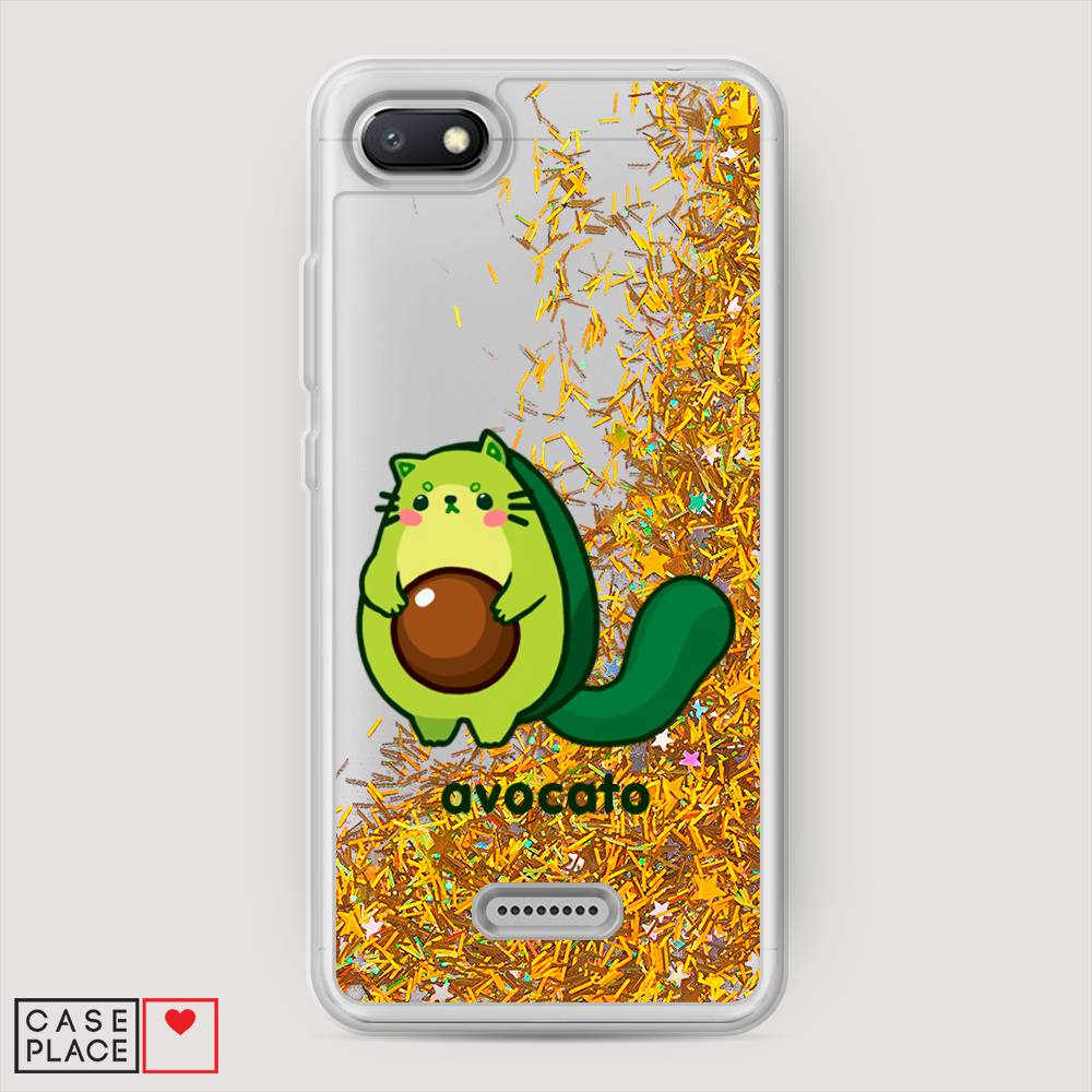 

Жидкий чехол с блестками "Avocato" на Xiaomi Redmi 6A, 34190-1