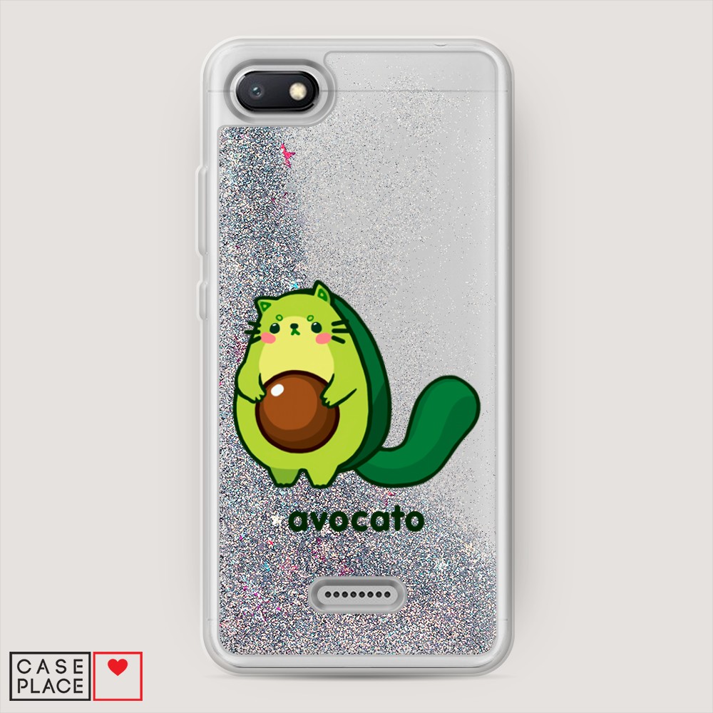 

Жидкий чехол с блестками "Avocato" на Xiaomi Redmi 6A, 34191-1