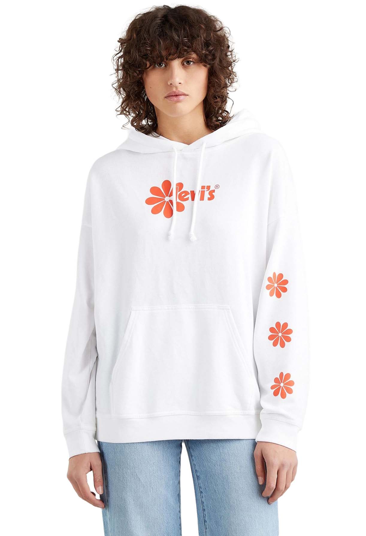

Худи женское Levi's 34400-0024 белое L, 34400-0024