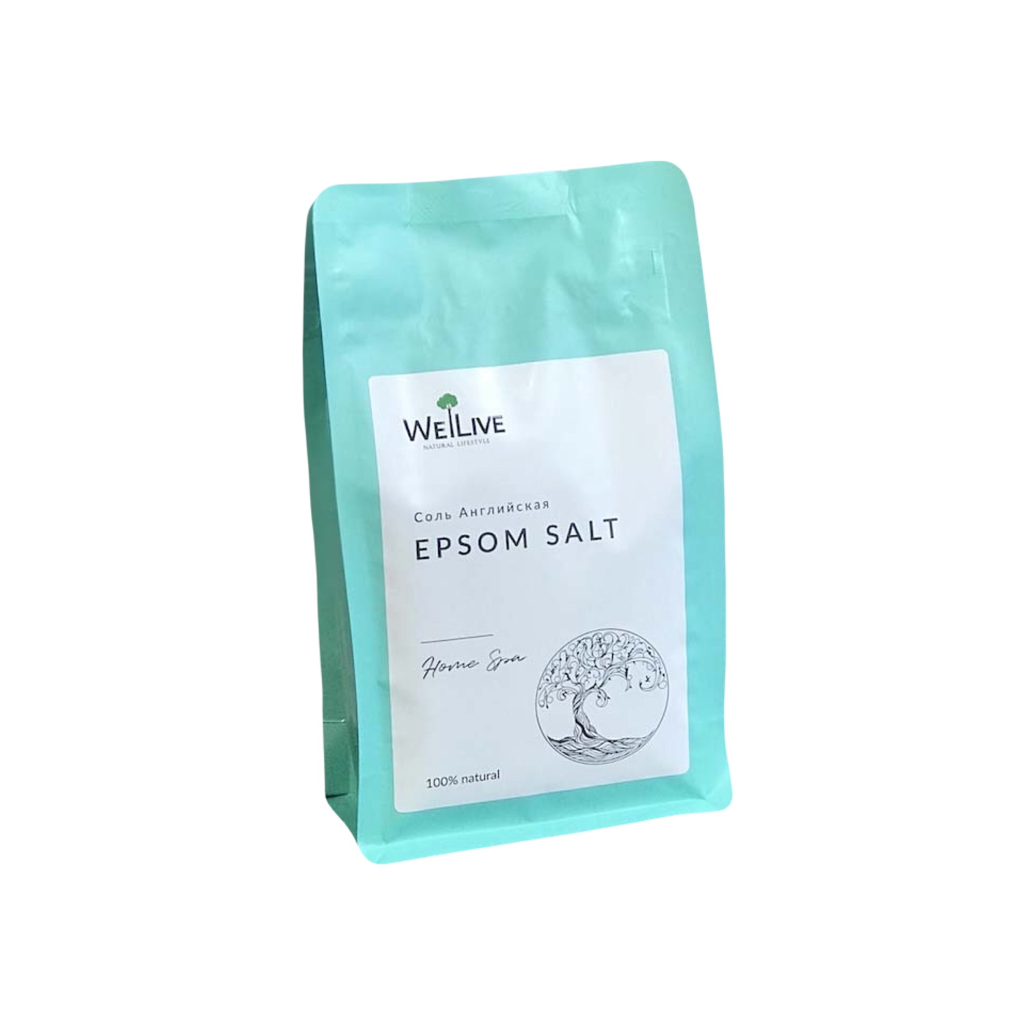 Английская соль WeLive Epsom salt 500г английская соль aluna epsom salt 800 г