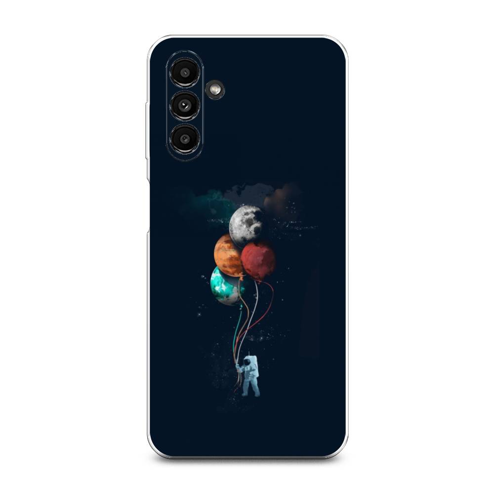 

Чехол на Samsung Galaxy A14 5G "Космонавт с шариками", Разноцветный, 2107250-4