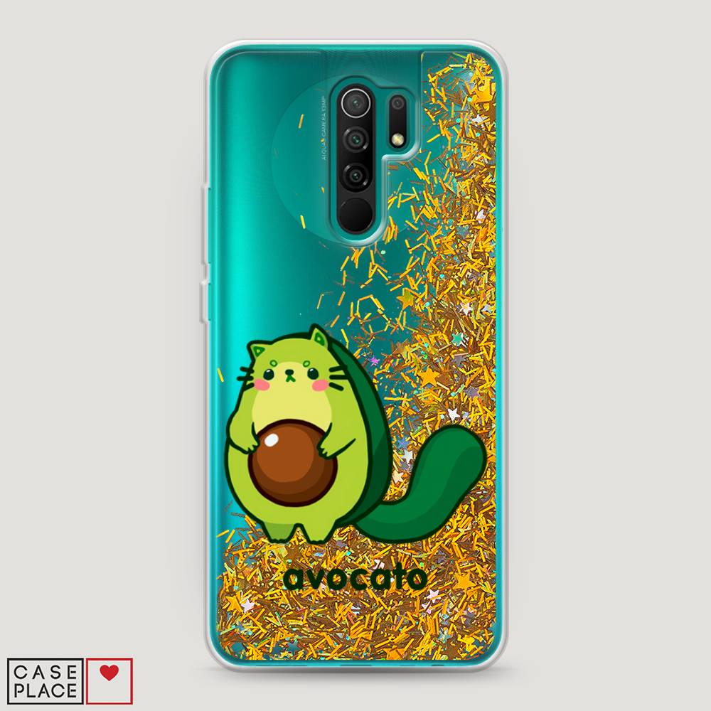 

Жидкий чехол с блестками "Avocato" на Xiaomi Redmi 9, 38390-1