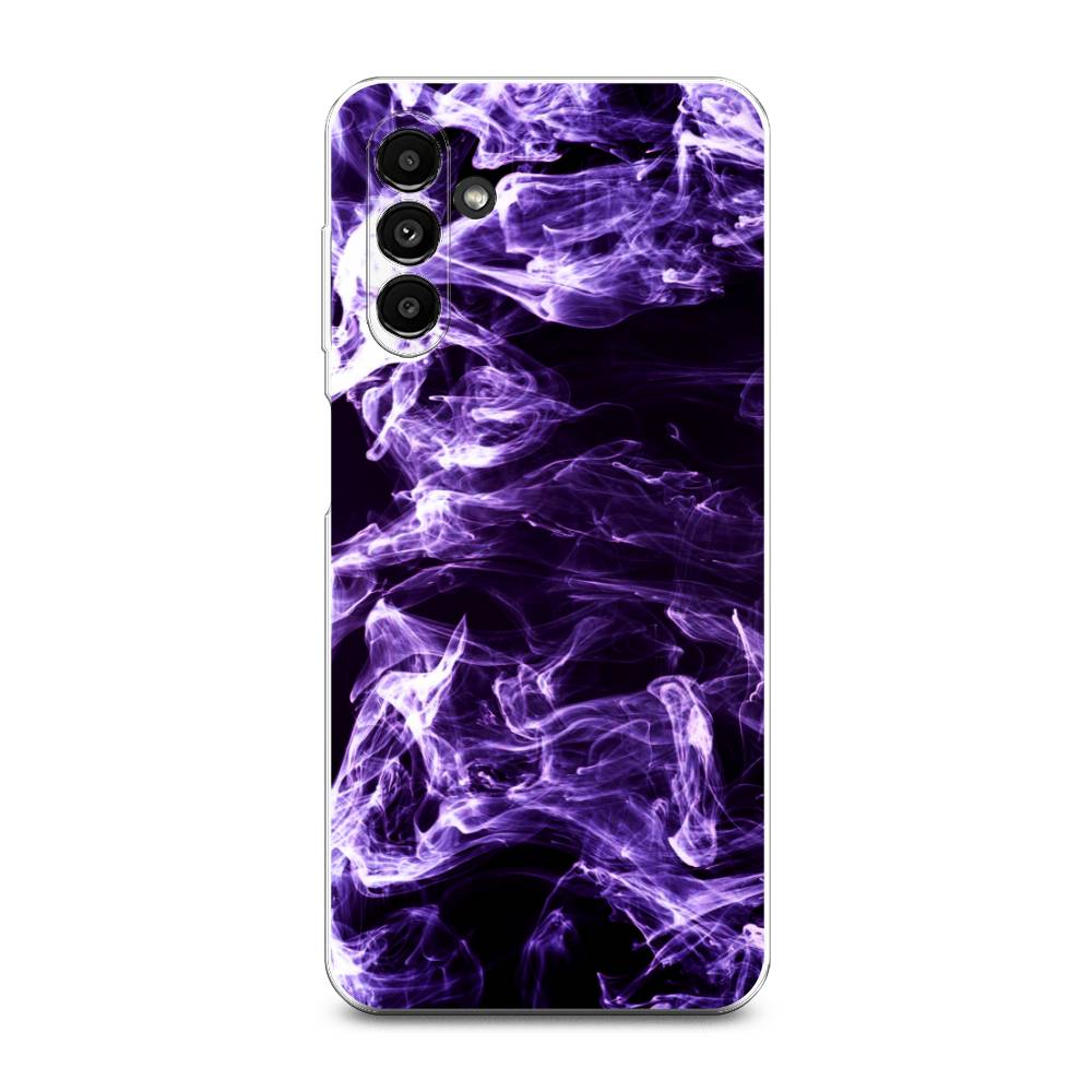 

Чехол на Samsung Galaxy A14 5G "Фиолетовый дым", Фиолетовый;белый;черный, 2107250-3