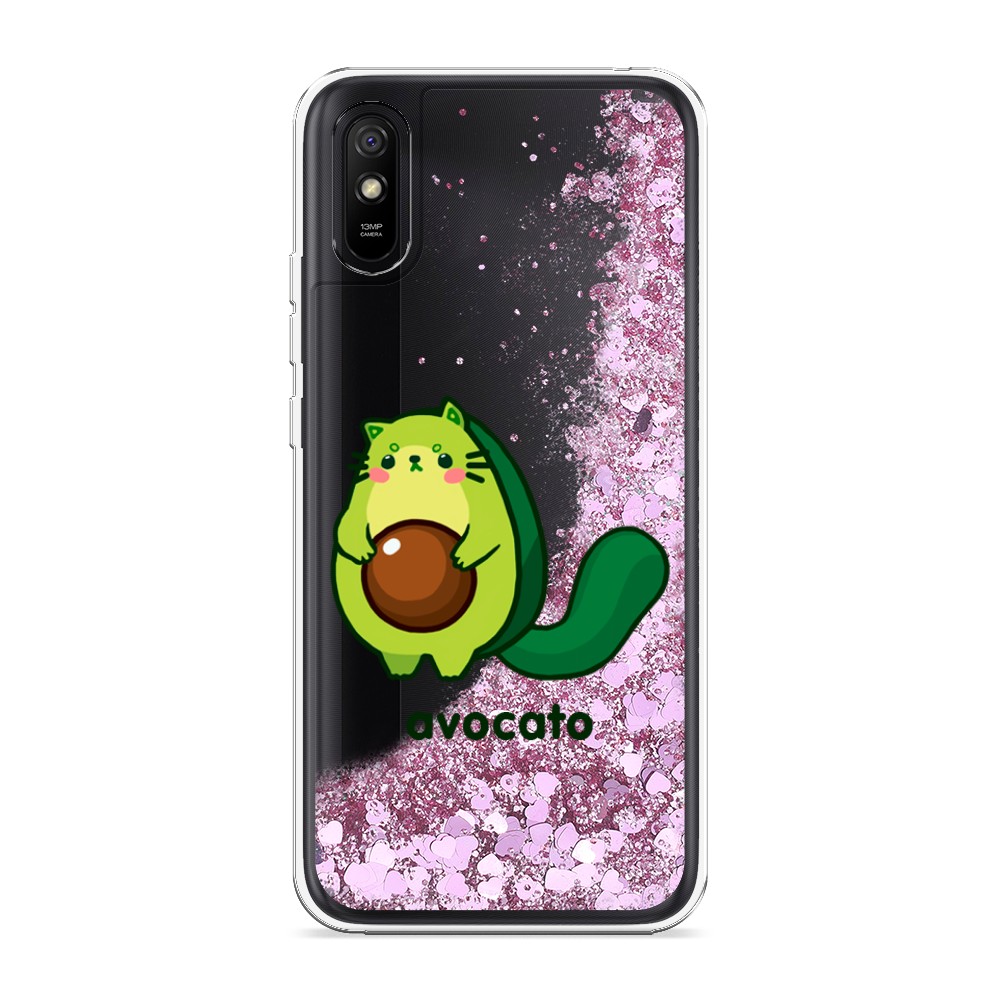 

Жидкий чехол с блестками "Avocato" на Xiaomi Redmi 9A, 38994-1