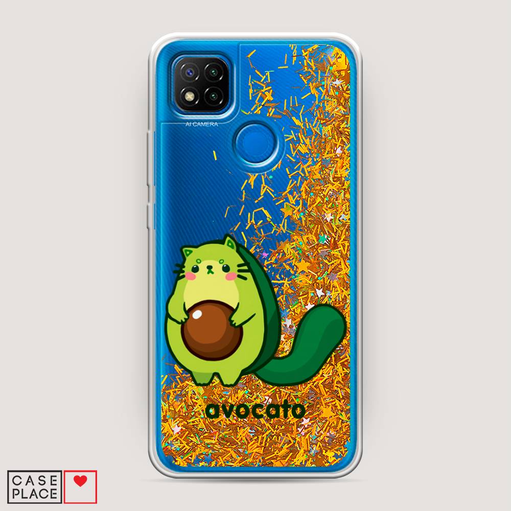 

Жидкий чехол с блестками "Avocato" на Xiaomi Redmi 9C, 39090-1