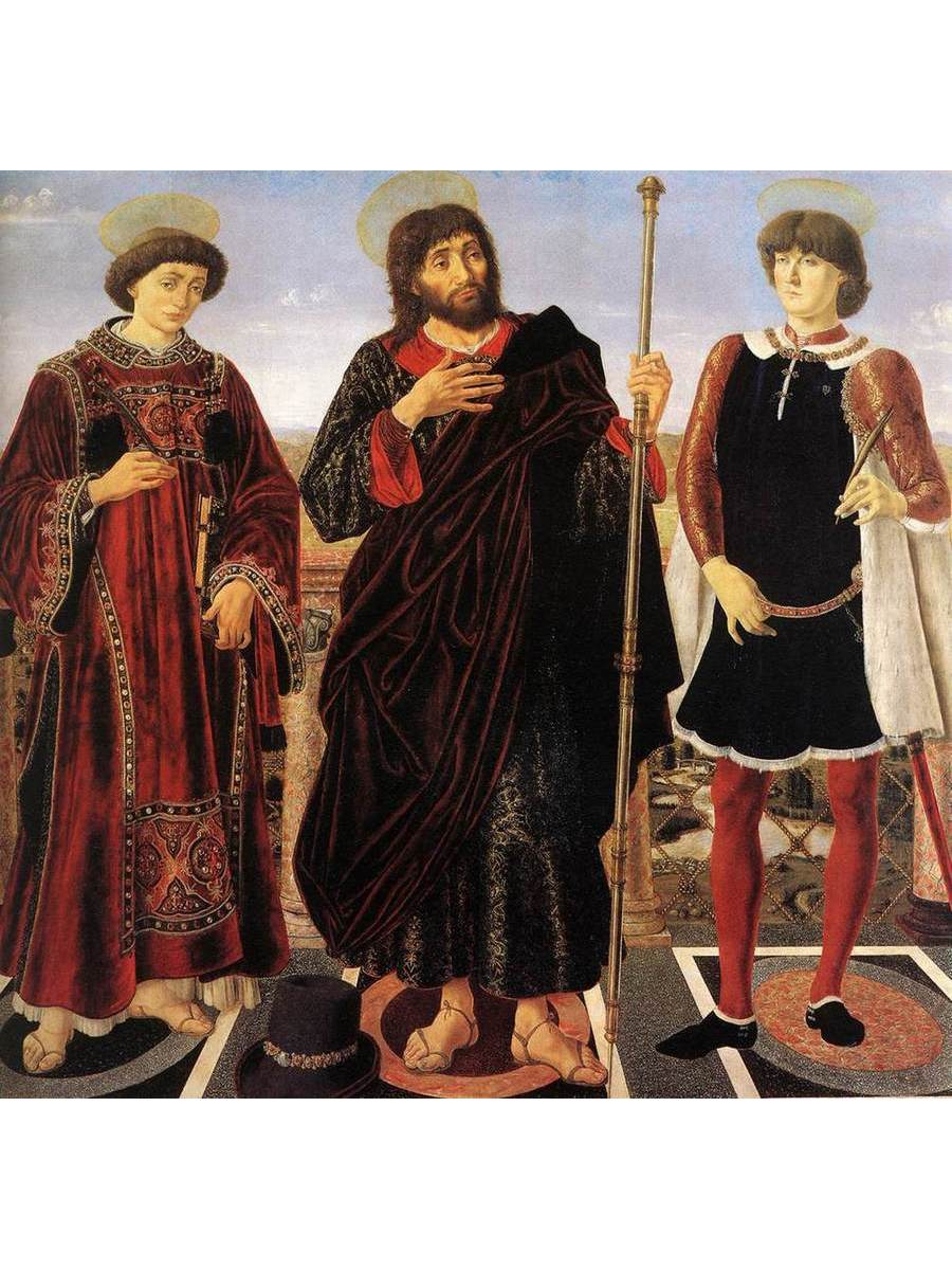 

Постер DRABS A2 Пьеро дель Поллайоло Altarpiece with Three Saints