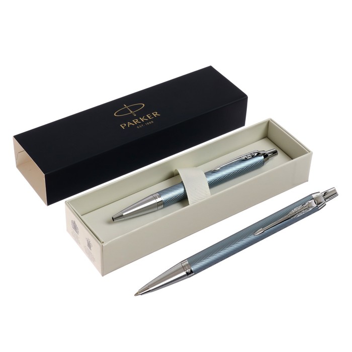 Ручка шариковая Parker Im Premium Blue Grey CT, син, подар/уп 2143645 100048057249