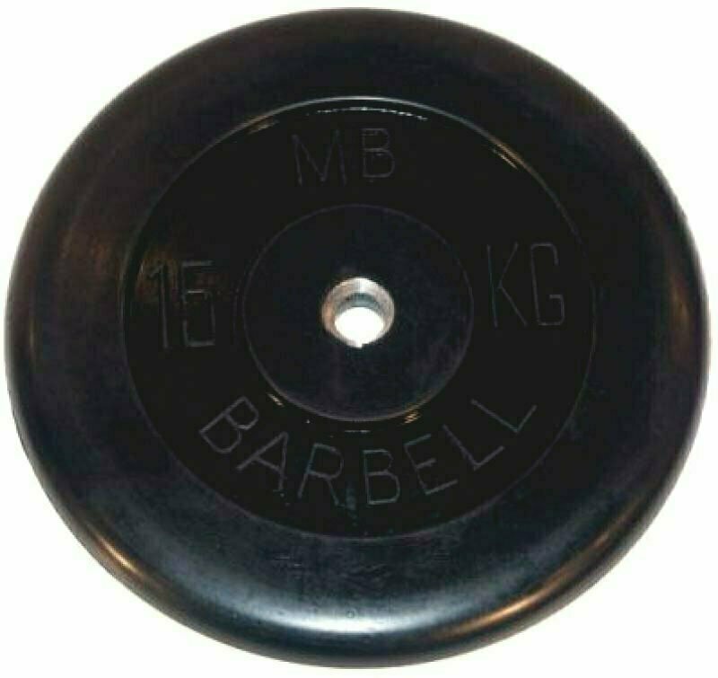 фото Диск для штанги mb barbell mb-pltb 15 кг, 26 мм