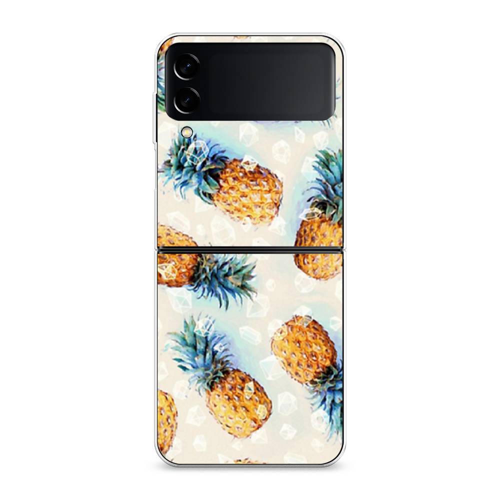 

Чехол Awog на Samsung Galaxy Z Flip 3 / Самсунг Z Flip 3 "Ананасы", Бежевый, 2103750-3